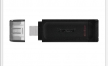 Atmintinė KINGSTON DataTraveler 64GB USB-C 3.2 Gen 1 DT 70