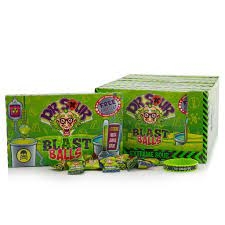 Rūgštūs saldainiai ir kramtomos gumos Dr.Sour Blast Balls 90g x12