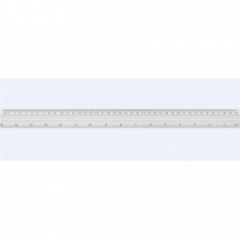 Aliuminio liniuotė GR119-20, Grand, 40cm ilgio