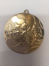 Medalis metalinis Bėgikai auksinės sp. 5cm