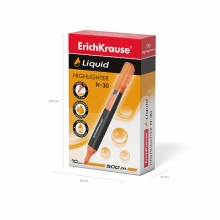 Teksto žymeklis LIQUID H-30, ErichKrause, storis 1.0-3.0mm, oranžinės sp.