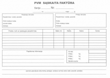 PVM sąskaita-faktūra A5 SC 1+2 Nr.