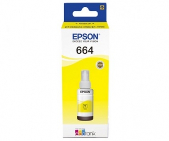 Rašalinė kasetė EPSON T664 geltona originali