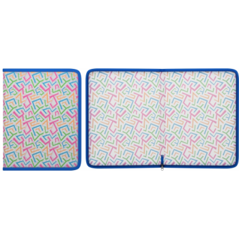 Aplankas A5+ plastikinis, su užtrauktuku Pink Dynamique EK49349 ErichKrause