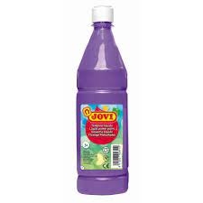 Skystas guašas buteliuke JOVI 1000 ml, violetinė sp