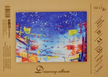 Piešimo albumas A4, 30 lapų, 120gsm, klijuotas