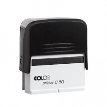 Antspaudo korpusas Printer C50 juodos spalvos, bespalvė pagalvėlė