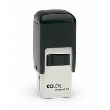 Antspaudo korpusas COLOP Printer R12, juodos sp. su juoda pagalvėle