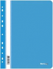 Segtuvėlis su perforacija A4 Berlingo skaidriu viršeliu mėlynos sp.