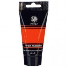 Akriliniai dažai 60 ml. oranžine sp. ASTRA