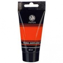 Akrilas 60 ml. oranžine sp. ASTRA