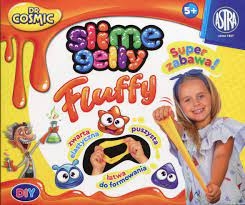 Slime gamybos rinkinys SLIME GELLY FLUFFY oranžinis