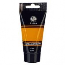 Akriliniai dažai 60 ml. geltona-chaki sp. ASTRA
