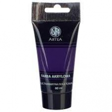 Akriliniai dažai 60 ml. violetine sp. ASTRA