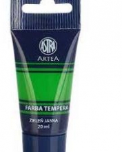 Dažai dailininkams Tempera 20 ml, žalia sp.