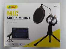 Mikrofono stovas+pop filtras Shock Muont