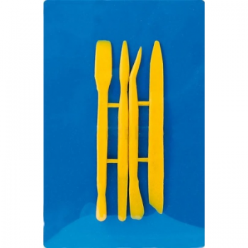 Lentelė plastilinui, 250x160mm, su keturiais įrankiais plastiliniu