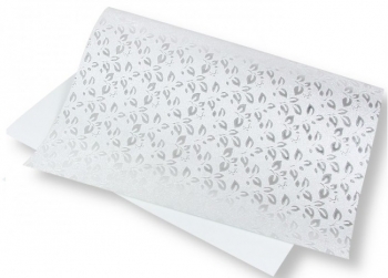 Popierius blizgus 140g, 40x60 cm sidabrinis su piešiniu PENWORD 1vnt