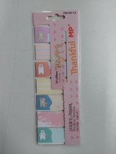 Lipnūs lapeliai žymekliai MP 67x25mm 7x25vnt HAPPY