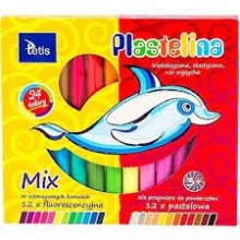 Plastilinas TETIS 24sp.