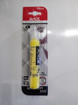 Dekoratyviniai dažai 3D MP Artix 30ml geltonos sp.