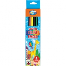Spalvoti pieštukai 6 spl. ilgi 