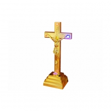 Šviečianti kryžiaus statulėlė LED baterijos - 3xAA