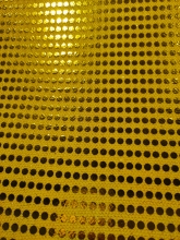 Putgumės lapas A2 su blizgučiais geltonos spalvos