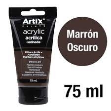 Akriliniai dažai Artix 75ml. rudos sp.