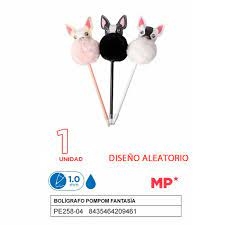 Tušinukas MP POMPONAS ŠUNIUKAS 1mm mėlynos sp.