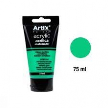 Akriliniai dažai Artix 75ml. žalia spalva