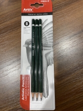 Paprastas pieštukas MP B 3vnt