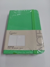 Užrašų knygelė A7 CERVANTES 95 lapai žalios sp. linija,langas,tušti lapai