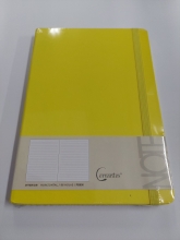 Užrašų knyga A5 CERVANTES 95lapai geltona sp.linija,langas,tušti lapai