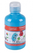 Dažai tempera lengvai nuplaunami 250 ml mėlynos sp.