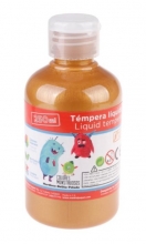Dažai tempera lengvai nuplaunami 250 ml aukso sp.
