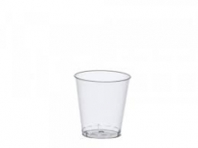 Stikliukai, vienkartiniai, 40 ml, 4,5 x 5 cm, 40 vnt., skaidrūs, PS