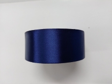 Atlasinė juostelė t. mėlynos spalvos 3,8cm