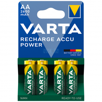 Baterija kraunamos VARTA AA 2600 4vnt