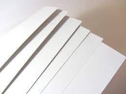 Vatmanas baltas 45 x 32mm, kreidinis, blizgus 250-300gr.
