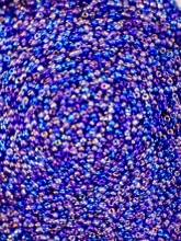 Biseris 20g, 1-2mm, šviesiai violetinis chameleonas blizgus (168)