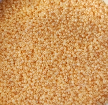 Biseris 20g, 1-2mm, šviesiai persikinis, blizgus (147)