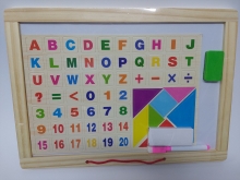 Lenta dvipusė su skaičiais ir raidėmis vaikams pakabinama