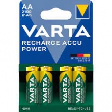 Baterijos AA VARTA 2100 mAh įkraunamos 4vnt