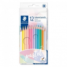 Pieštukai spalvoti pasteliniai STAEDTLER, 12 vnt