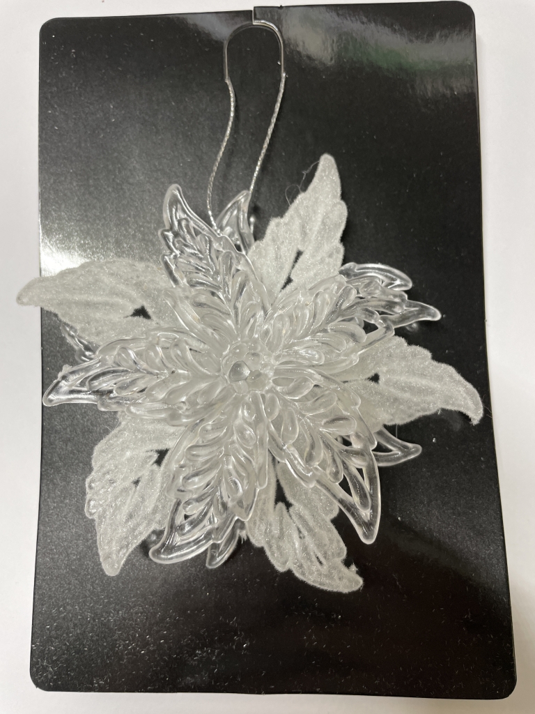 Dekoratyvinė plastikinė gėlė 10x10x3 cm