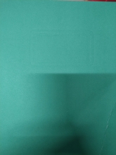 Segtuvėlis A4 L kartoninis žalias su dviem vidinėm kišenėm