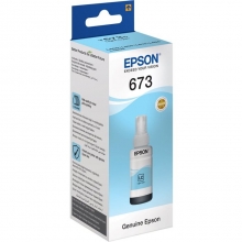 Rašalas EPSON 673, C13T67354A (šviesiai žalsvai mėlyna)