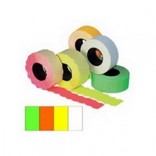Kainų etiketės įvairių spalvų 25x16mm., 26x16mm