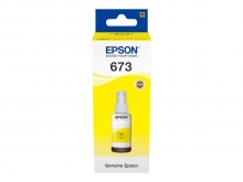 Epson (C13T67344A), geltona kasetė, 70ml,